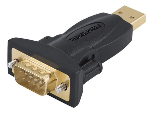 Adaptador Usb A Rs232 Puntas Doradas De Excelente Calidad