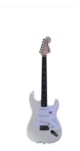 Guitarra Fender Stratocaster American Vintage 70s Color Blanco Material Del Diapasón Palo De Rosa Orientación De La Mano Diestro