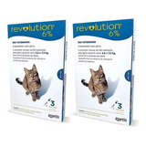 Combo 2 Cx Revolution Gato 45 Mg 2,6 A 7,5 Kg 6 Pipetas