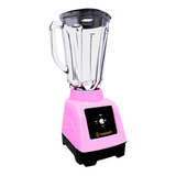 Licuadora 550w Vidrio 2l Tradicional 2vel Bosstech B2 Rosa