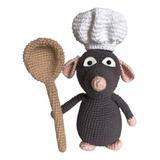 Remy Amigurumi Ratatouille Muñeco Tejido A Crochet Chefcito