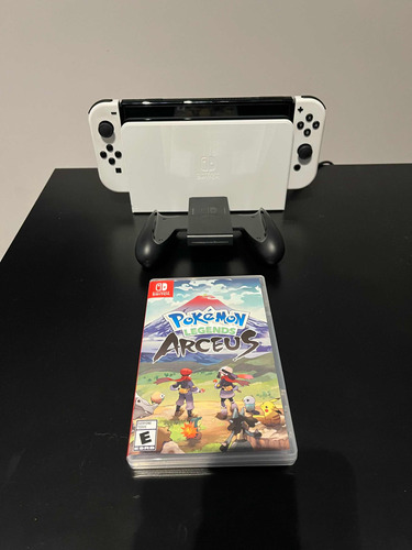 Nintendo Switch Oled Blanca + Juego Pokemon Arceus Fisico