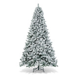 Árvore Natal Luxo Pinheiro Neve Top De Linha 2,10cm