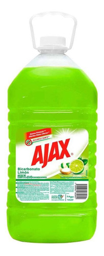 Limpiador Liquido Multiusos Ajax De Bicarbonato Limon De 5l