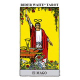 Rider Waite Amarillo El Mago ( Libro + Cartas ) Tarot - #p