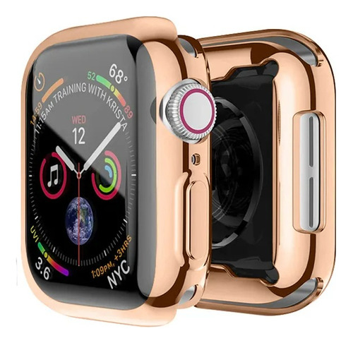 Case Silicone 360º Protetor Para Apple Watch Series Cores