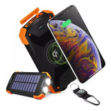 Power Bank Solar 2 Usb+carga Qi Hypergear 10000 Mah