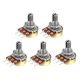 5 X Potenciómetro Lineal 100k Ohms Pote B100k 15mm