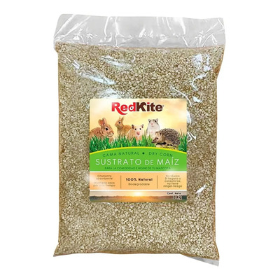 Sustrato de maíz para jaula Redkite 8 L. Material natural absorbente para hámster, conejo, cobaya, chinchilla, erizo y aves. Ayuda a mantener el hábitat limpio y seco. | MercadoLibre