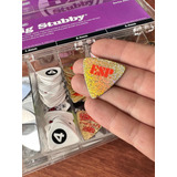 Uñetas De Guitarra Y Bajo Esp Japón Glitter Triangular Única