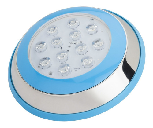 Foco Led Piscina Luz Multicolor Control Remoto 24v 12w Top