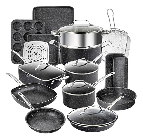 20 Pc Pots And Pans Set Nonstick Cookware Set, Kitchen Cookw
