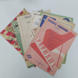 Lote Com 8  Partituras Musicais Das Décadas De 1940/1950
