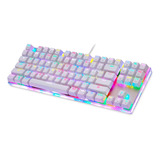 Teclado Led Rgb Motospeed Retroiluminado De 87 Teclas Con Te