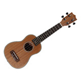 Ukulele 21' Madera De Caoba Con Detalles Decorativos