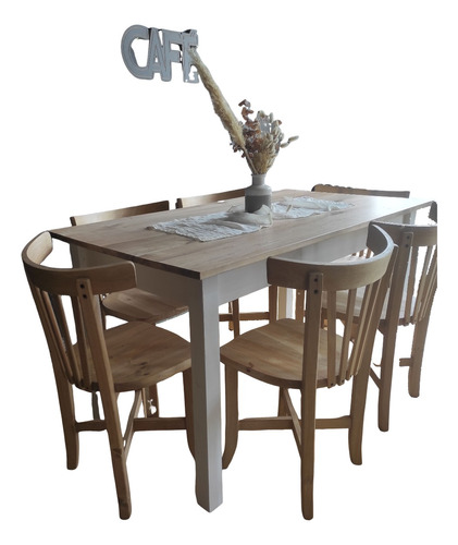 Mesa Comedor Living Sillas Thonet (mesa + 6 Sillas)