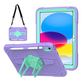 Alta Calidad Funda Purple Stand Pc Para iPad 10th Gen 10.9