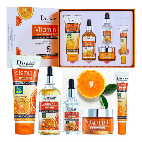 Set Blanqueador Facial Skin Care Con  Vitamina C