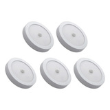 Pack 5 Foco Led Sobrepuesto 18w Sensor Movimiento Luz Fria