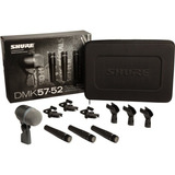 Kit De Micrófonos Shure Dmk57-52 Para Batería Con Maletín 