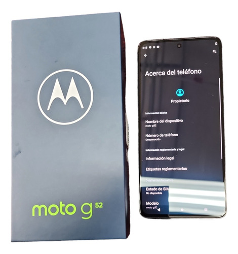 Motorola G52 6.6 Amoled 256gb 6gb 4g  