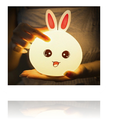 Lampara Led Usb Recargable Cambia 7 Colores Linda Kawaii 