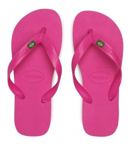 Havaianas Ojotas Brasil Rosa Flux Originales-cu