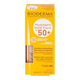 Protector Solar  Bioderma  Photoderm Nude Touch Tono Natural 50fps  En Aerosol 40ml