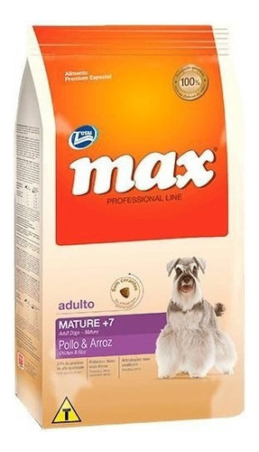 Max Mature Perros 15 Kg + Dentastix + S/cargo