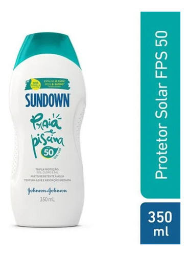 Protetor Solar Sundown Praia E Piscina Fps 50 350ml