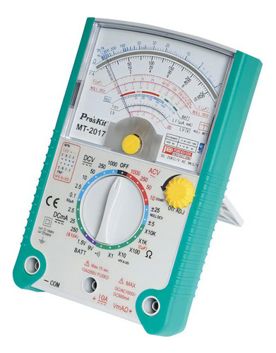 Multímetro Analógico Tester Profesional Proskit Mt-2017