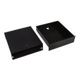 2x 5.25  Preto Computador Dvd Cd Drive Bay Gaveta De Armazen