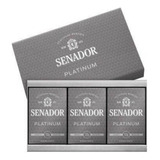 Senador Platinum Estojo Sabonetes C/3
