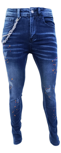 Pantalón Jeans Hombre Elasticados Slim