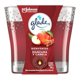 Glade Ambientador Vela Manzana Y Canela, 96gr