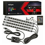 Nilight 4 Piezas De 48 Luces Led Usb Interiores Cc 5 V