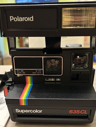Cámara Polaroid Instantánea 365cl Super Color Vintage 