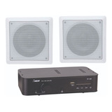 Kit Som Ambiente Ht400 Geso Loja Bar 2 Arandela Jbl, Bt/usb