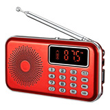 Radio Am Fm Portátil Altavoz Bluetooth Y Reproductor D...
