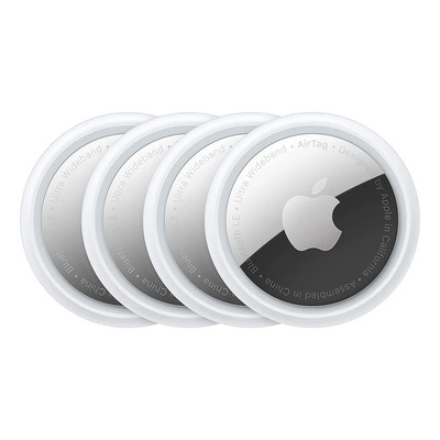 Airtag Apple Pack con Bluetooth color Blanco 4 Unidades | Envío gratis