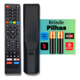 Controle Para Tv Philco Smart Tecla Netflix Globoplay Prime