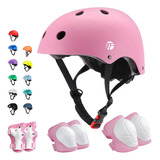 Kit De Protección Infantil Para Bicicleta Y Patinaje Casco R