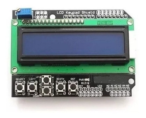 Display Lcd Keypad Shield 16x2 Teclado Botoes Arduino