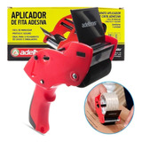 Aplicador De Fita Adesiva Adelbras Cor Vermelho