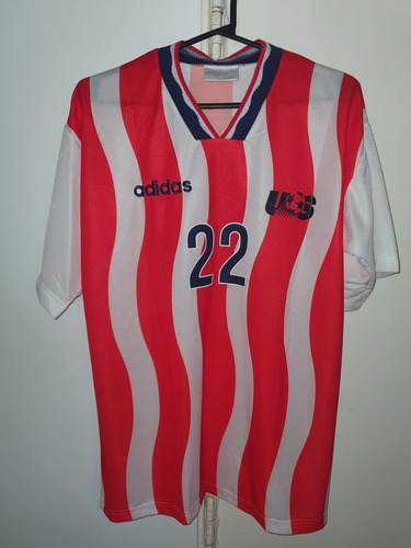 Camiseta Seleccion Estados Unidos 1994 #22 Lalas Talle M