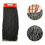 Cabelo Miojo Micro Zizi Sintético Kanekalon Pacotão 320 Gr Cor Preto