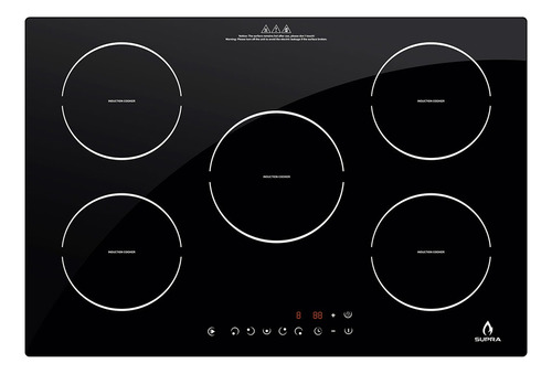 Parrilla Eléctrica De Inducción 220v Empotrable 5 Quemadores
