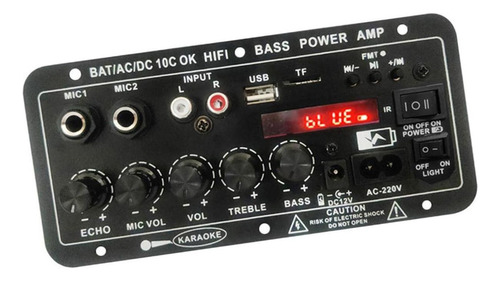Placa De Amplificador Digital Receptor De Audio Cable De