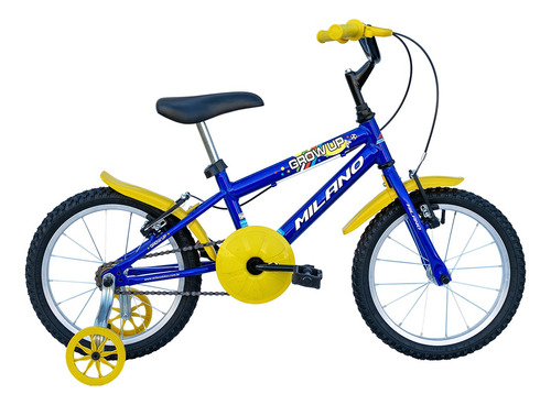 Bicicleta Aro 16 Infantil Com Rodinha Lateral Freios V-brake