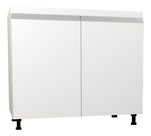 Mueble De Cocina Modulo 0.90m. Melamina 18+abs+aluminio